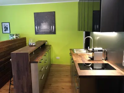 Küche/Küchenzeile in der Unterkunft Style Apartments by Mieze Schindler