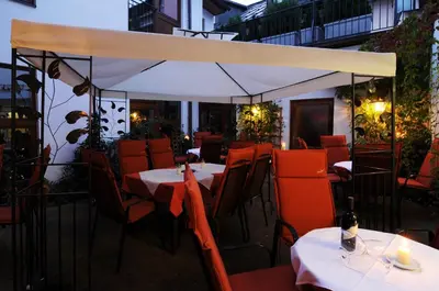 Ein Sitzbereich in der Unterkunft Pension Sendlhofer