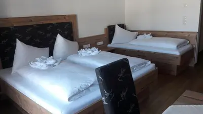 Ein Bett oder Betten in einem Zimmer der Unterkunft Appartements Baumanngut