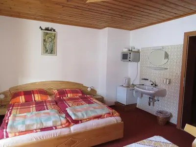 Ein Bett oder Betten in einem Zimmer der Unterkunft Biohof Haus Wieser