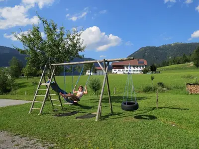 Naturlandschaft in der Nähe des Bauernhofs