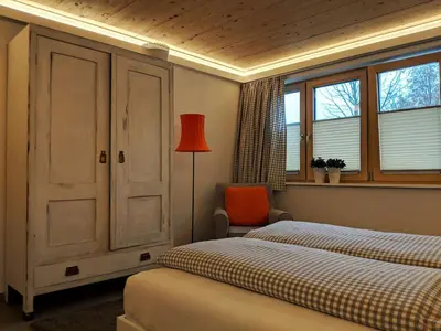 Ein Bett oder Betten in einem Zimmer der Unterkunft dasGams
