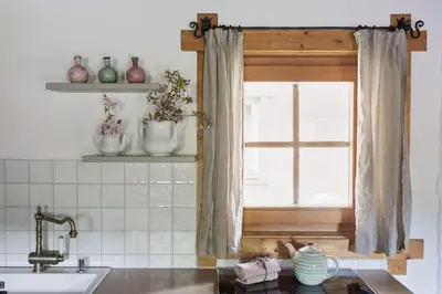 Ein Badezimmer in der Unterkunft Das Dorf in der Stadt