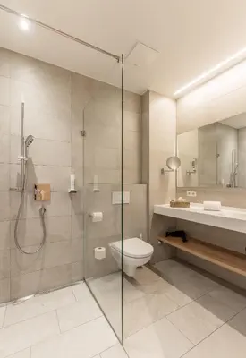 Ein Badezimmer in der Unterkunft Aparthotel Ursprung