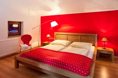 Ein Bett oder Betten in einem Zimmer der Unterkunft Kesselgrubs Wohlfühlappartements