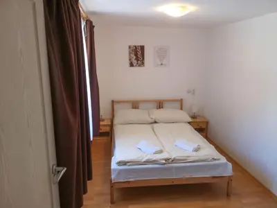 Ein Bett oder Betten in einem Zimmer der Unterkunft Haus Senna