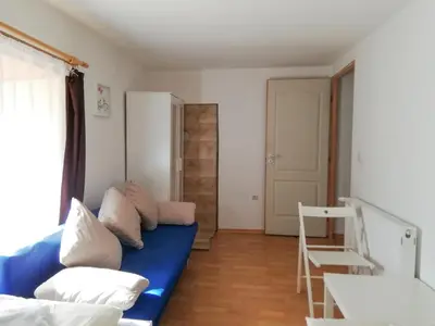 Ein Sitzbereich in der Unterkunft Haus Senna