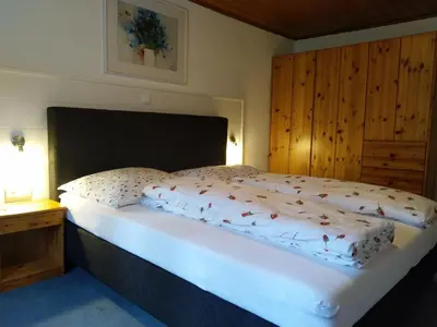 Ein Bett oder Betten in einem Zimmer der Unterkunft Ferienhaus-Loidl