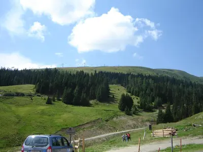 Naturlandschaft in der Nähe des Ferienparks
