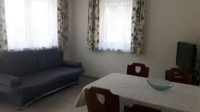 Ein Sitzbereich in der Unterkunft Appartement Kerry
