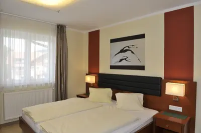 Ein Bett oder Betten in einem Zimmer der Unterkunft Villa Castelli