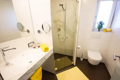 Ein Badezimmer in der Unterkunft Gästehaus Stabauer
