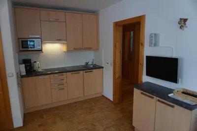 Küche/Küchenzeile in der Unterkunft Haus Johannes