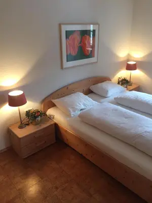 Ein Bett oder Betten in einem Zimmer der Unterkunft Haus Johannes