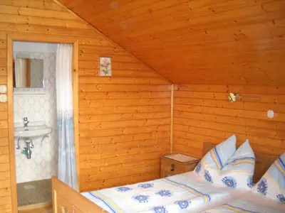 Ein Bett oder Betten in einem Zimmer der Unterkunft Bauernhof Marx