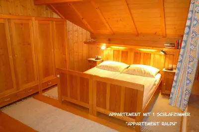 Ein Bett oder Betten in einem Zimmer der Unterkunft Apartment Schloemicher Leopold und Birgitt