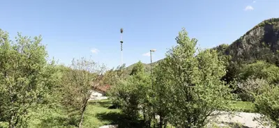 Naturlandschaft in der Nähe des Bauernhofs