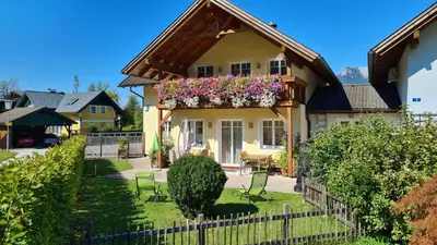 Ein Garten an der Unterkunft Ferienhaus Pepi