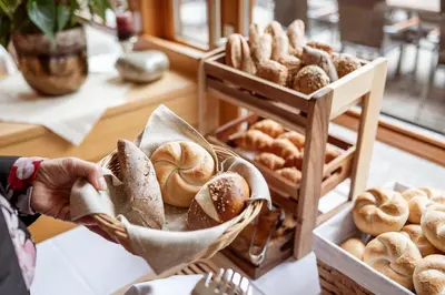 Essen im Hotel oder in der Nähe