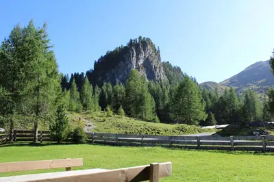 Naturlandschaft in der Nähe der Lodge