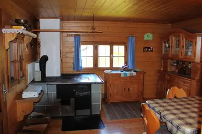 Küche/Küchenzeile in der Unterkunft Draugstein - Hütte