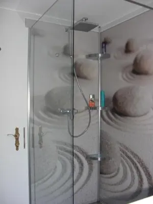 Ein Badezimmer in der Unterkunft Ferienhaus Reschreiter