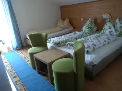 Ein Bett oder Betten in einem Zimmer der Unterkunft Ferienhaus Reschreiter