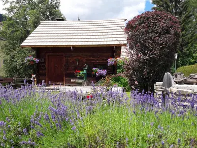 Ein Garten an der Unterkunft Hotel Stegmühlhof
