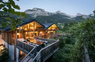 Naturlandschaft in der Nähe der Lodge