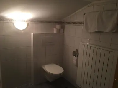 Ein Badezimmer in der Unterkunft Ferienwohnung Windhof