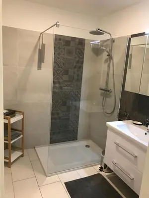 Ein Badezimmer in der Unterkunft Appartment in Kammerl