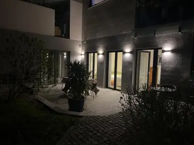 Ein Garten an der Unterkunft Appartment in Kammerl