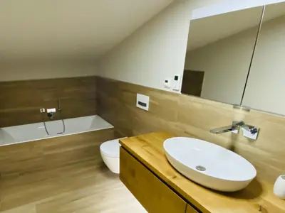 Ein Badezimmer in der Unterkunft AlpinLodge Flachau