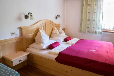 Ein Bett oder Betten in einem Zimmer der Unterkunft Bauernhof Kasleitner
