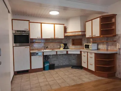 Küche/Küchenzeile in der Unterkunft Putz Appartements