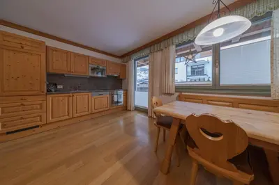 Küche/Küchenzeile in der Unterkunft Appartement-Edelweiss