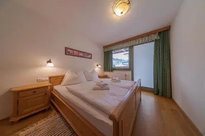 Ein Bett oder Betten in einem Zimmer der Unterkunft Appartement-Edelweiss