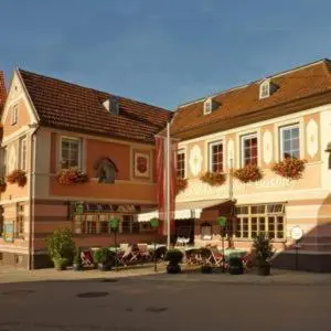 Das Gebäude in dem sich das Hotel befindet
