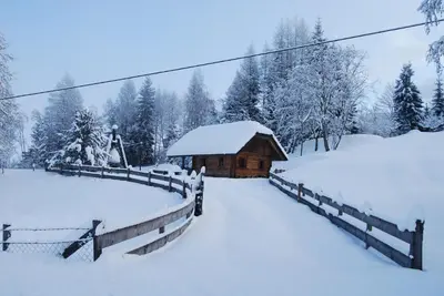 Ferienhaus Gobald im Winter