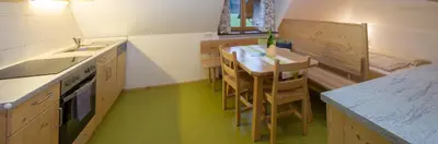 Küche/Küchenzeile in der Unterkunft Prentnergut