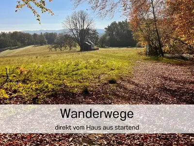 Naturlandschaft in der Nähe der Ferienwohnung