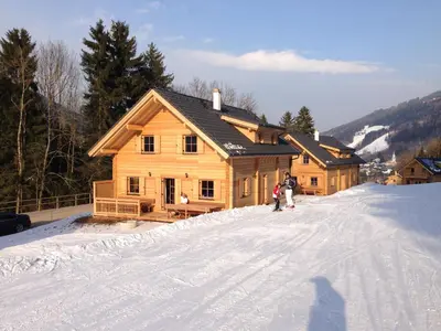 Naturlandschaft in der Nähe des Chalets