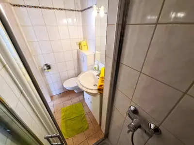 Ein Badezimmer in der Unterkunft Pension Sydler