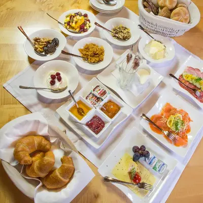 Essen in der Pension oder in der Nähe
