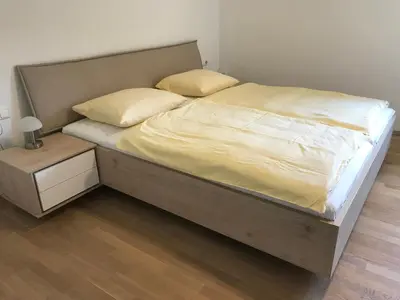 Ein Bett oder Betten in einem Zimmer der Unterkunft Ferienhaus Franz Eisl Radau 39