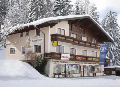 Grundriss der Unterkunft Schistube Steiner