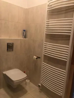 Ein Badezimmer in der Unterkunft Haus Edelgrün