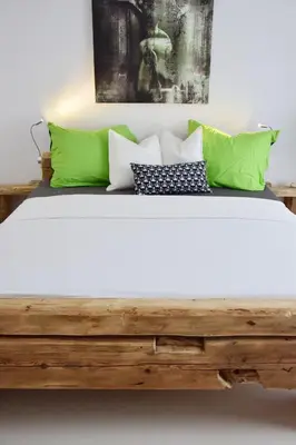 Ein Bett oder Betten in einem Zimmer der Unterkunft Eufonia