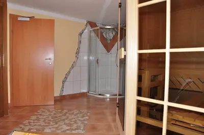 Grundriss der Unterkunft Pension Waldheim