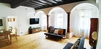 TV/Unterhaltungsangebot in der Unterkunft Renaissance Apartment Marktplatz